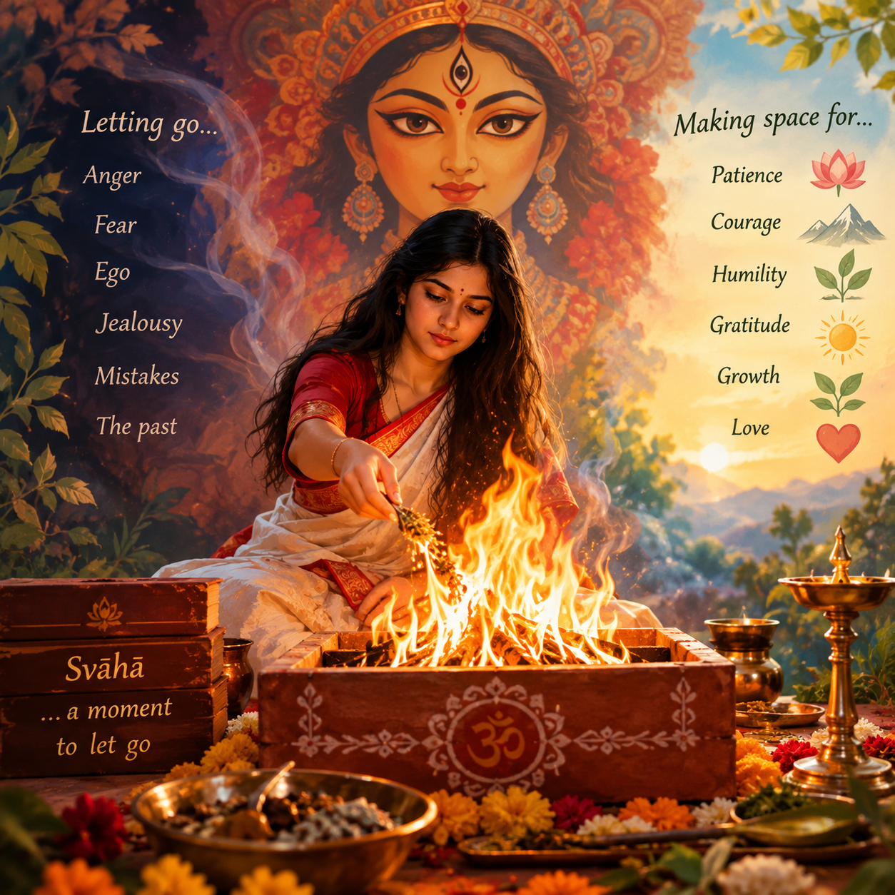 Havan artwork from What Are We Really Offering? by Rhea Bahadur